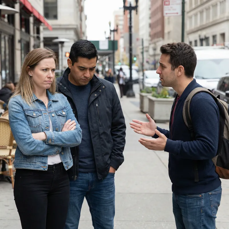 Displeased Couple Confrontation | Relationship Troubles