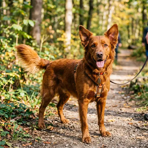 Chestnut-Brown Medium-Sized Dog | Loyal & Friendly Pet