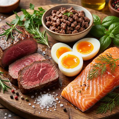 Gourmet High-Protein Foods Array