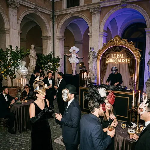 Le Bal Surrealiste: Exclusive Party in Rome with DJ Sets & Performances