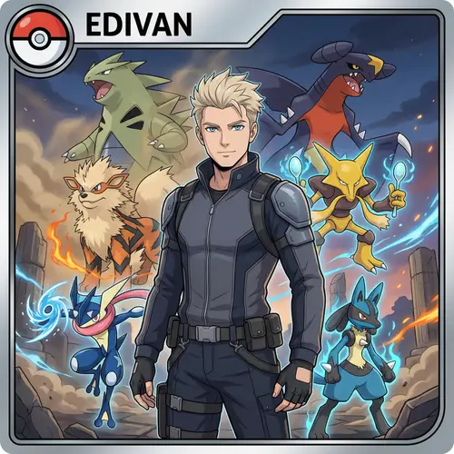 Edivan - Epic Pokémon Trainer Card Artwork