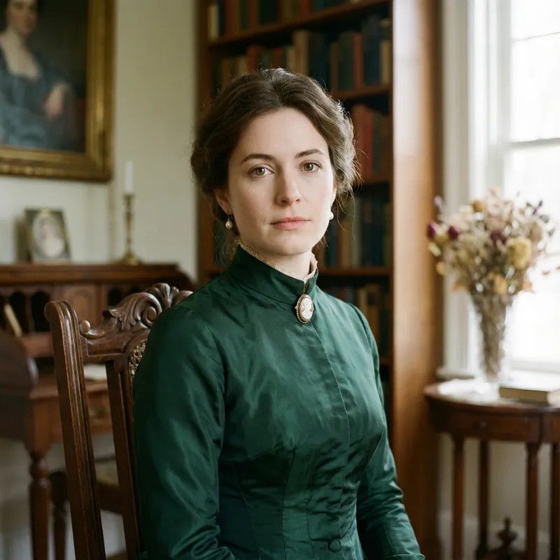 Susinna Simone: Gracefully Captured in 19th Century Attire