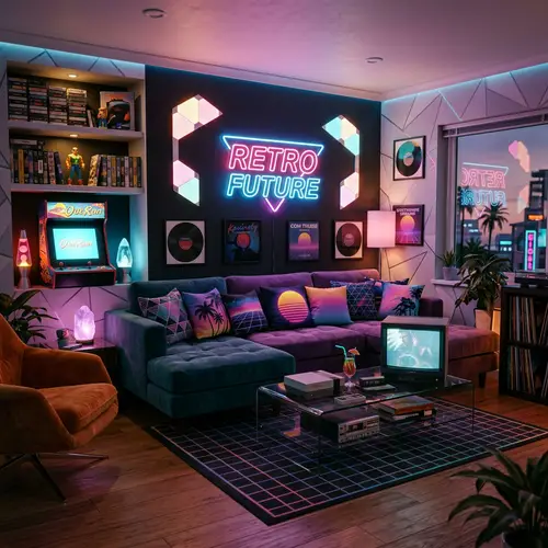 Stunning Retrowave Living Room Design Ideas
