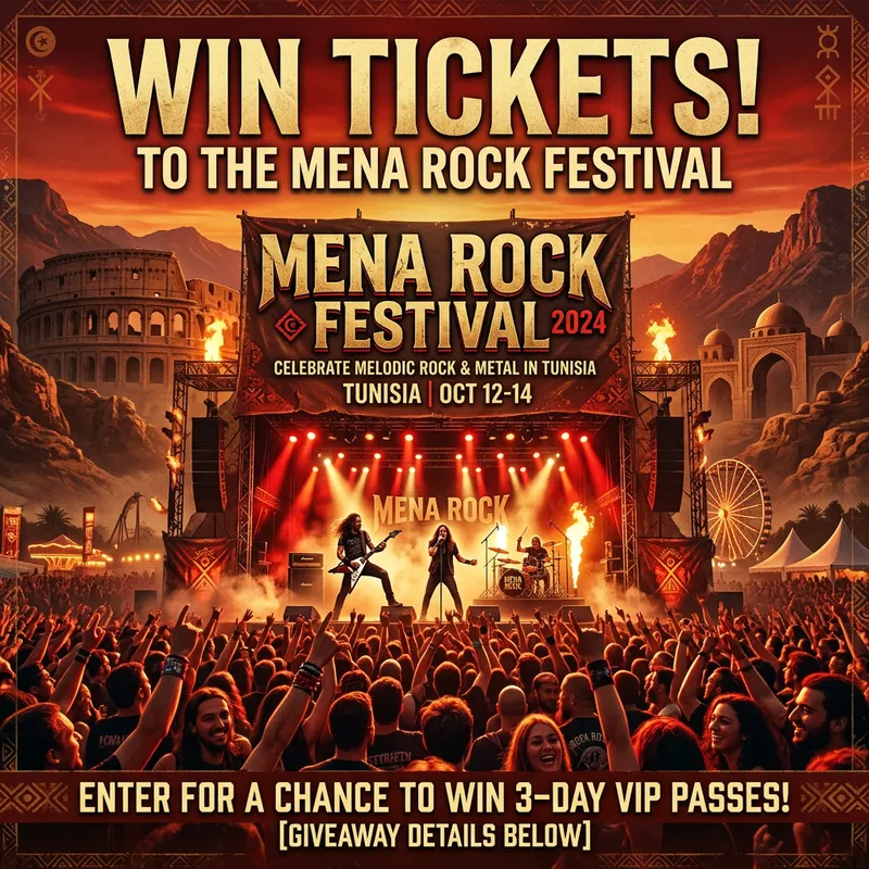 Win Tickets to Mena Rock Festival: Metal & Love in Tunisia's Colors