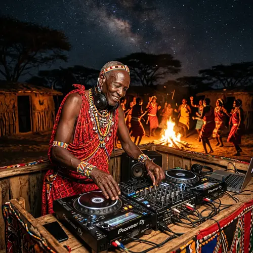 Maasai DJ: Fusion Beats Under the African Sky
