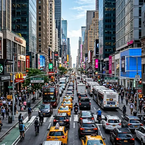 Urban Traffic Congestion: Noisy Streets in Metropolis