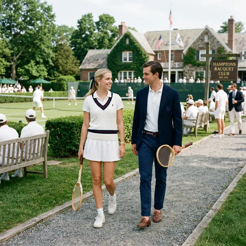 Old Money Aesthetic: Tennis Club Preppy Style Old Money Aesthetic: Tennis Club Preppy Style