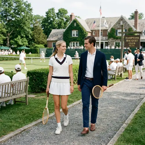 Old Money Aesthetic: Tennis Club Preppy Style