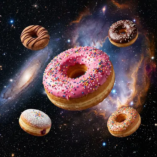 Intergalactic Donut Delight | Cosmic Donuts in Space