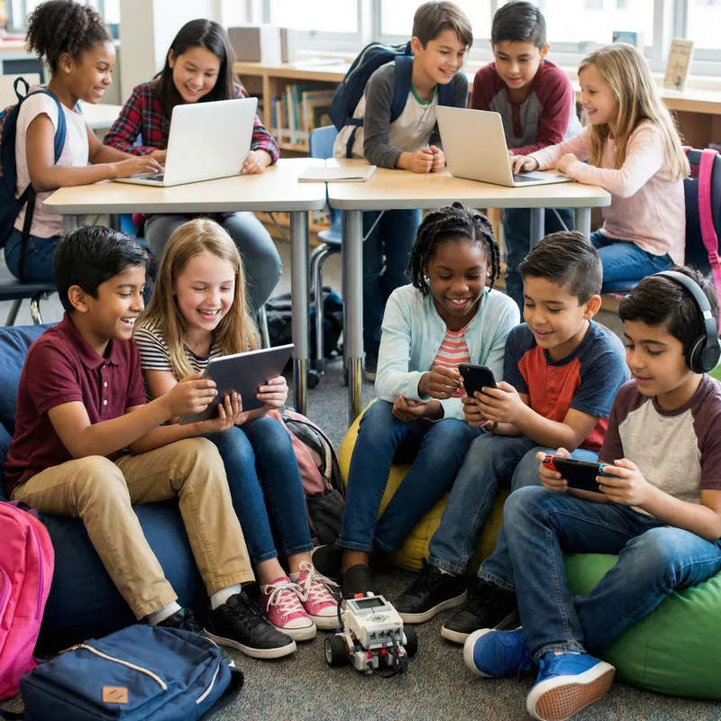 Children Engaging with Modern Technology Children Engaging with Modern Technology