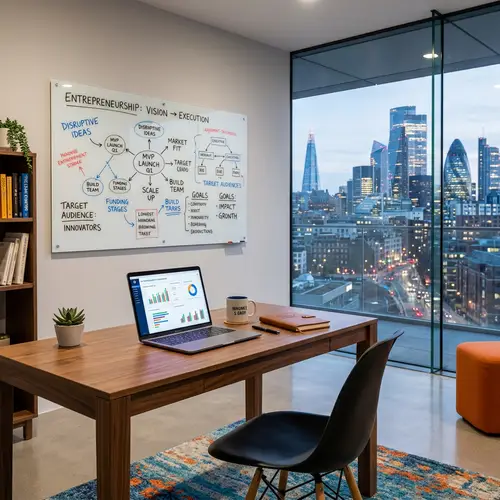 Modern Minimalistic Office for Entrepreneurs