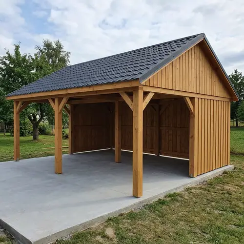 Wooden Structure on 30m² Concrete Slab