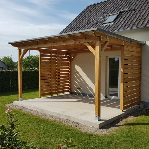 Wooden Structure on 30m² Concrete Slab