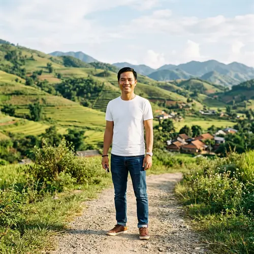 Meet Thắng: Friendly Southeast Asian Man in Casual Attire