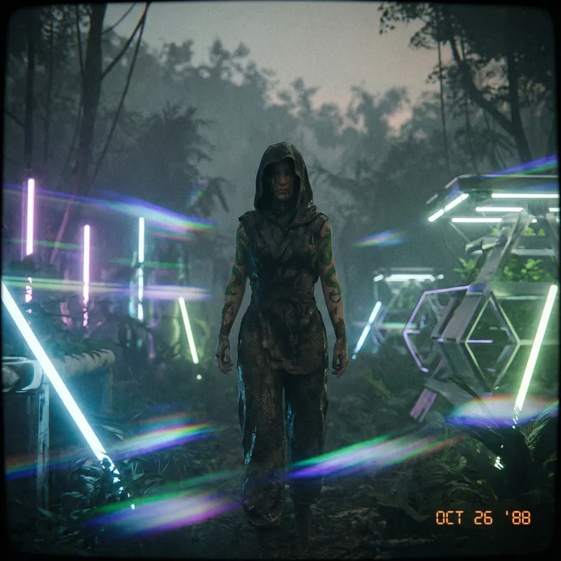 Intricate Green Dragon Tattoos: Angry Woman in Asian Jungle Intricate Green Dragon Tattoos: Angry Woman in Asian Jungle