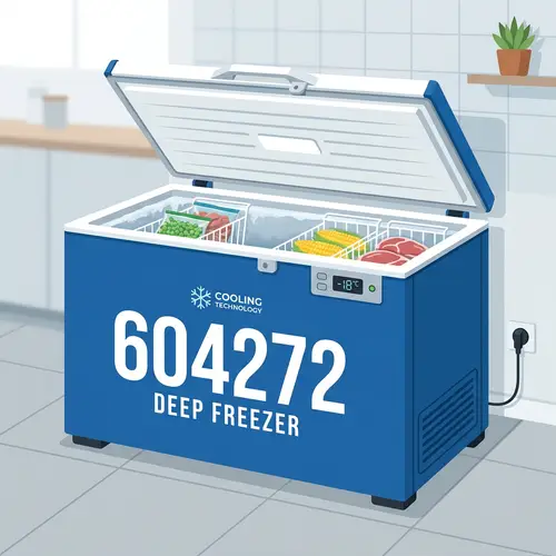 Deep Freezer Vector Blue - Top Quality Graphics