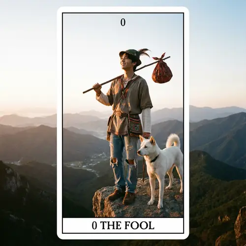 Universal Weight Tarot Card: The Fool Card