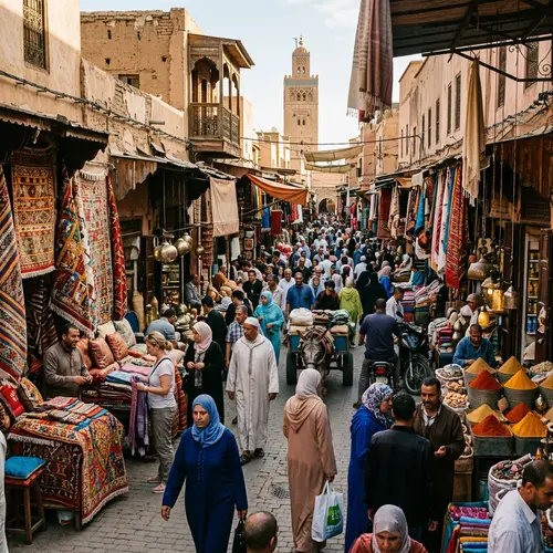 Vibrant Marrakech Marketplace: A Cultural Haven
