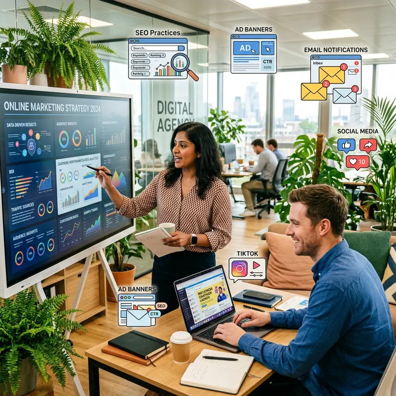 Diverse Online Marketing Strategies | Data Analytics, Influencer Campaign