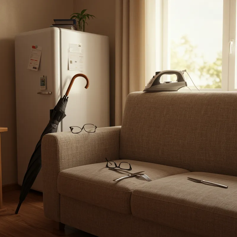 Unique Living Room Item Arrangement