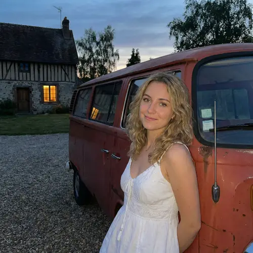 Charming 18-Year-Old in a White Sundress
