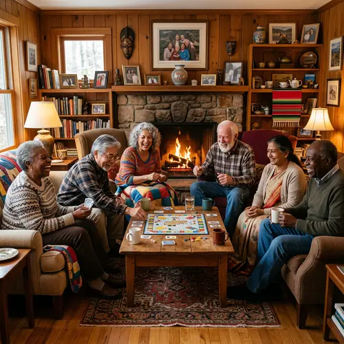 Happy Senior Cohabitation: A Joyful Living Space
