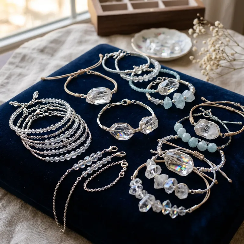 Effortlessly Elegant Crystal Bracelet Designs