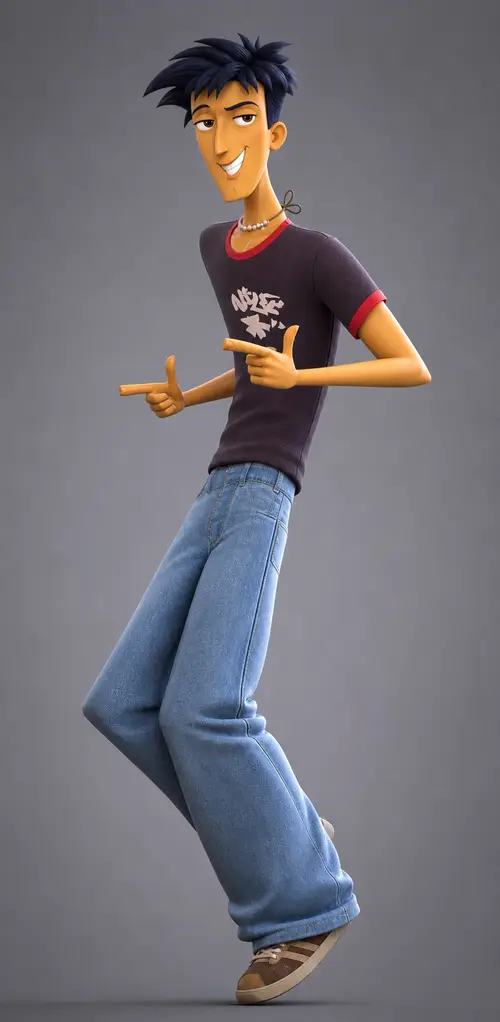 High-Quality 3D Rendered Model with Realistic Textures