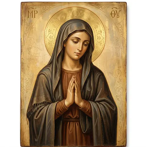 Traditional Christian Iconography of The Virgin Mary