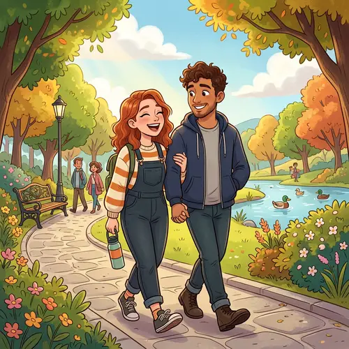Cartoon Couple: Cute and Fun Illustrations