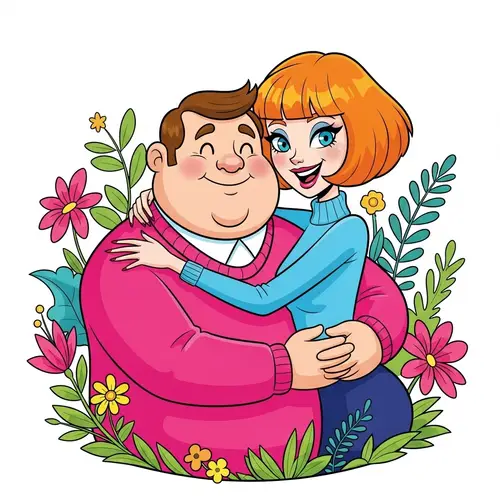 Cartoon Couple: Cute and Fun Illustrations