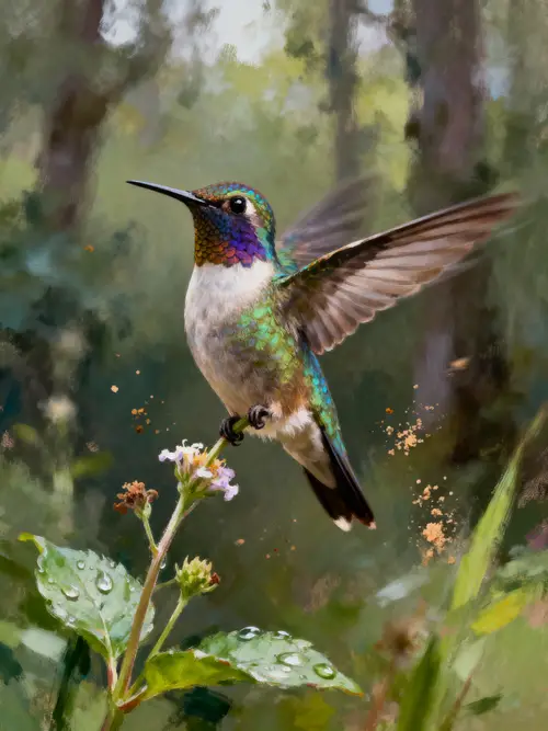 Stunning Hummingbird Portraits | Wildlife Art