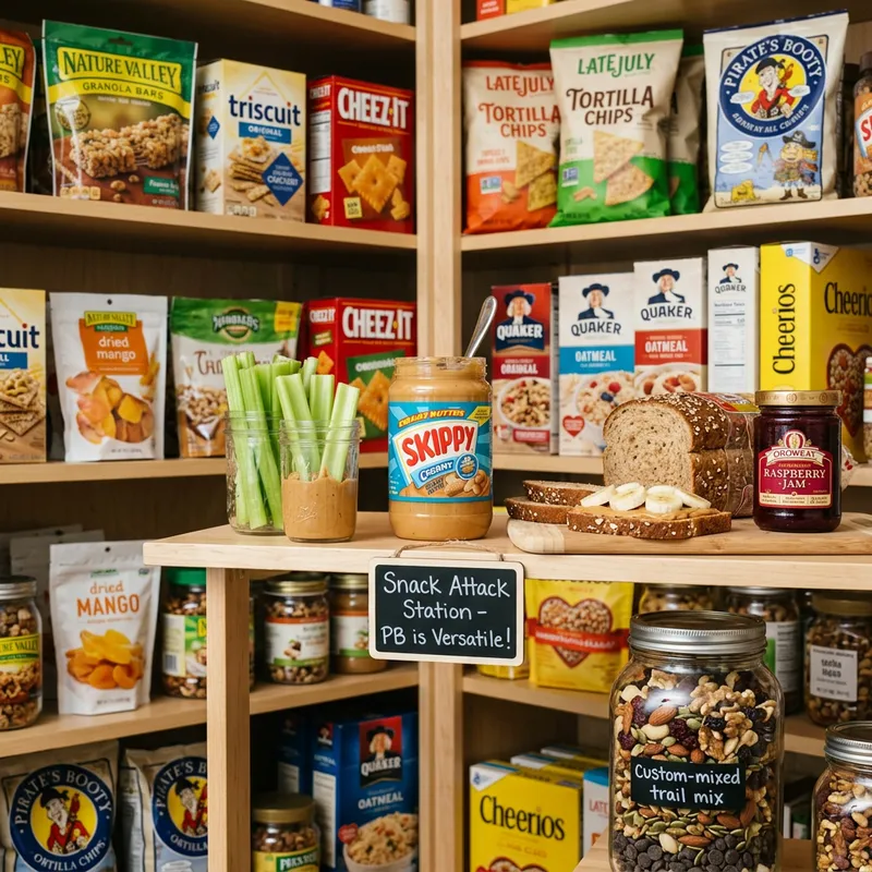 Peanut Butter Snack Attack: Versatile Pantry Staples