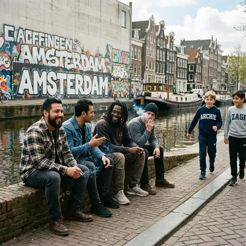 Urban Charm in Amsterdam: Capturing Everyday Life