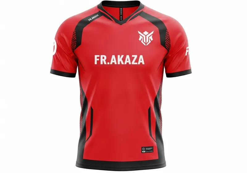 Create a Custom Red and Black Esports Jersey Create a Custom Red and Black Esports Jersey