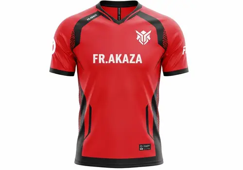 Create a Custom Red and Black Esports Jersey