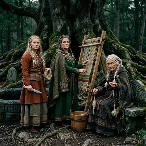 North Norns in Norse Mythology: Three Ages Represented