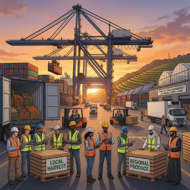 Maximize Food Self-Sufficiency with Efficient Port Management