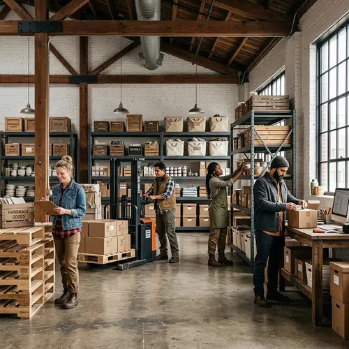 Efficient Logistics with Farmhouse Chic Interior | Warehouse Design