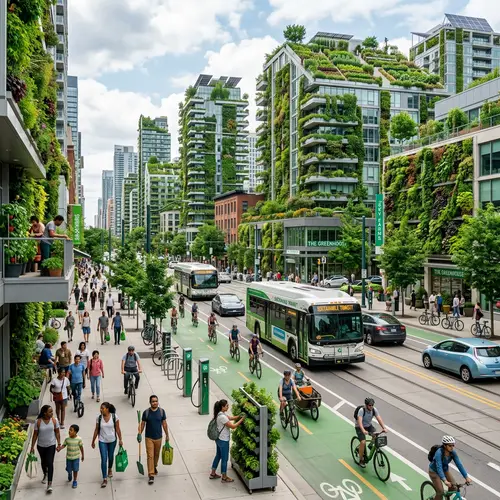Transforming Urban Environments with Sustainable Transportation and Agriculture