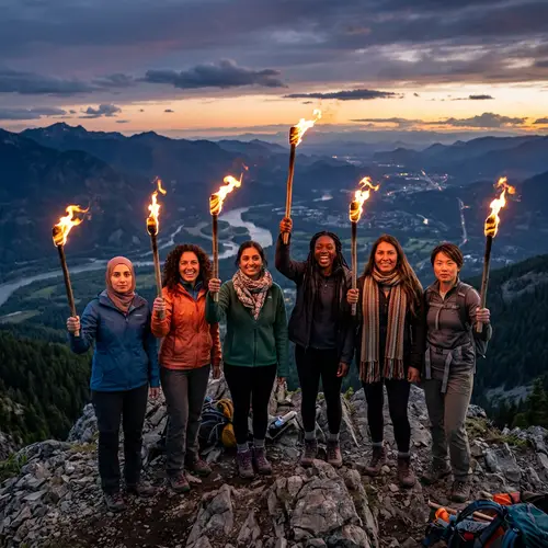 Empowering Women: A Diverse Group Conquering Challenges