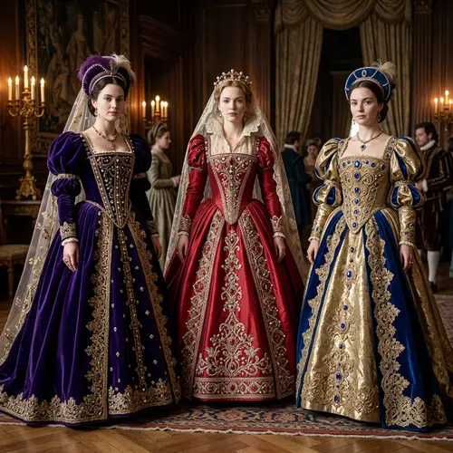 Magnificent Era-Inspired Dresses | Opulent Silk & Velvet Designs