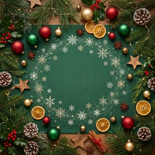 Festive Christmas Banner Design Background