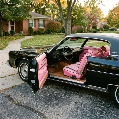 1973 Caprice with Pink Seats & Black Trimming