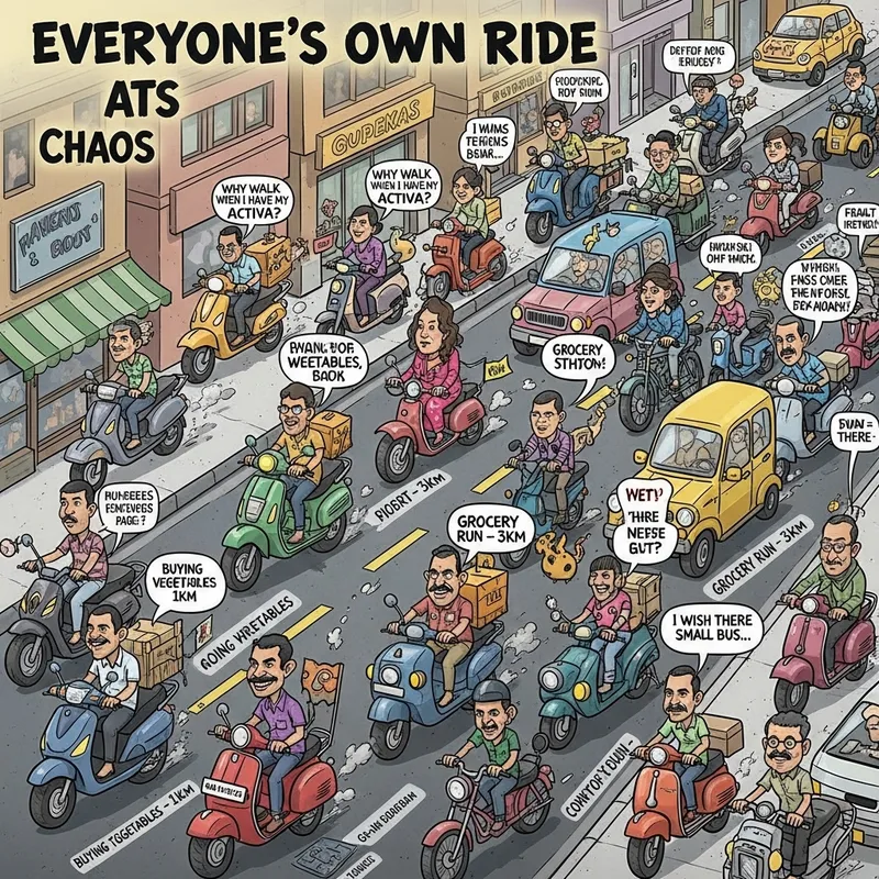 Everyone's Own Ride: A Comical City Journey Everyone's Own Ride: A Comical City Journey