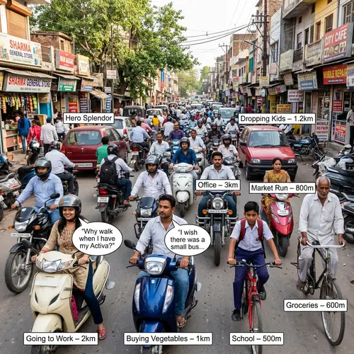 Everyone's Own Ride: A Comical City Journey