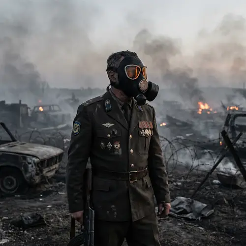 Warrior Officer - Gas Masked Hero of the Battlefield