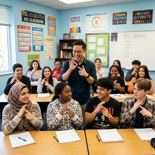 Inclusive Sign Language Classroom: Diverse Student Learning