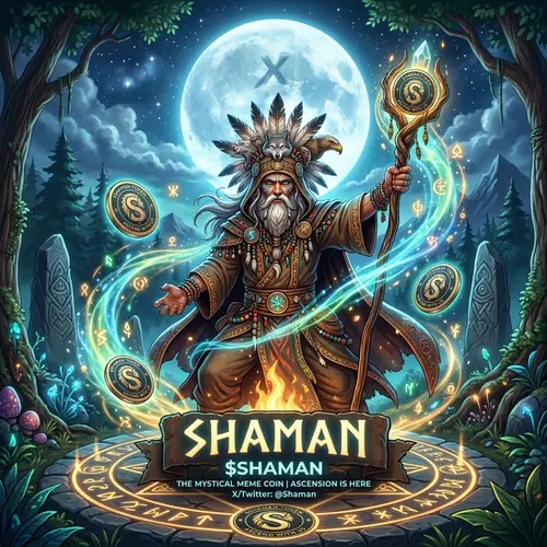 Professional Meme Coin Design for Shaman Token