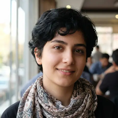 19-Year-Old Iranian Girl with Brown Eyes
